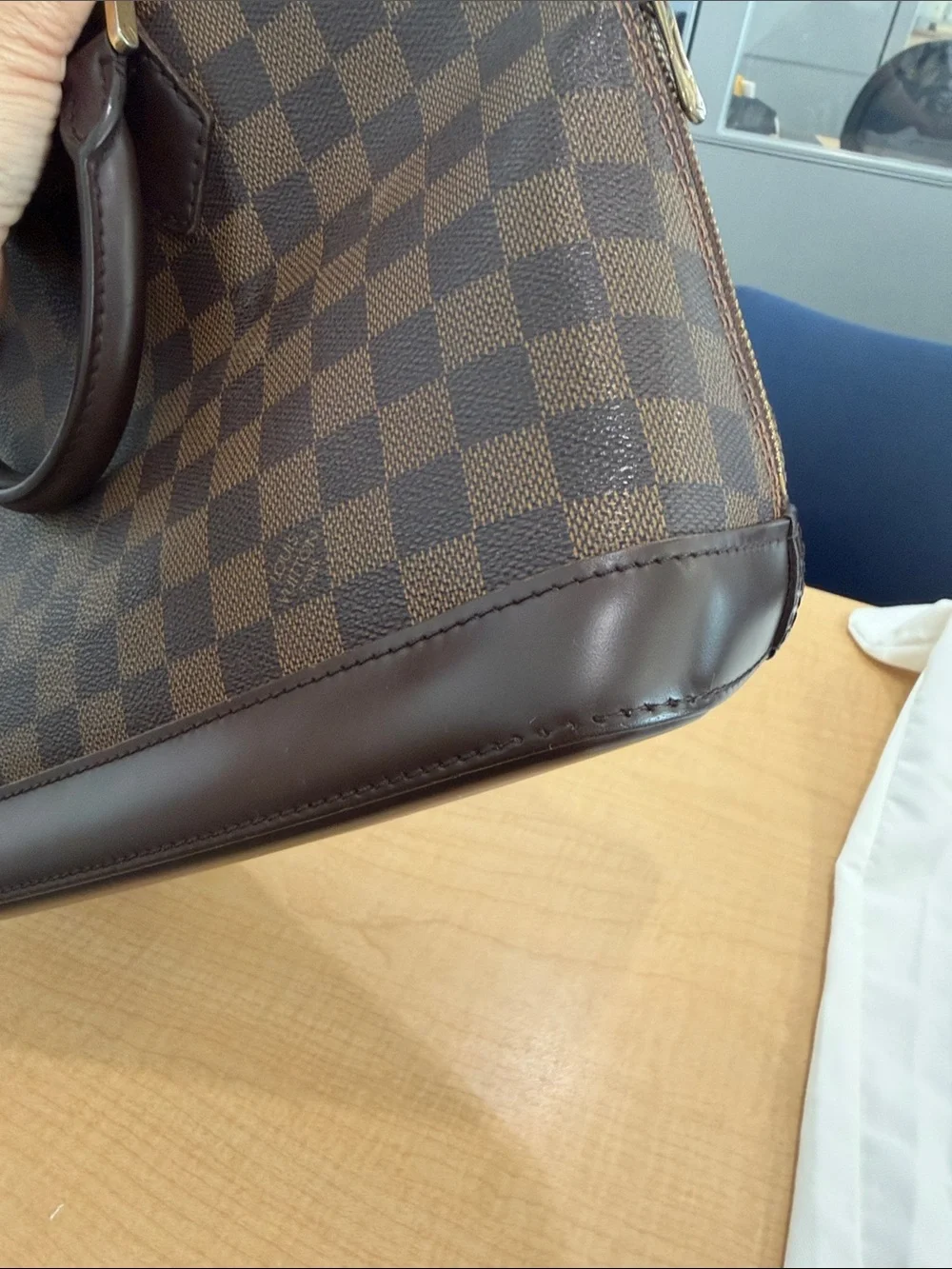 Loius Viottpn Damier Ebene Alma Handbag - Vintage PM
